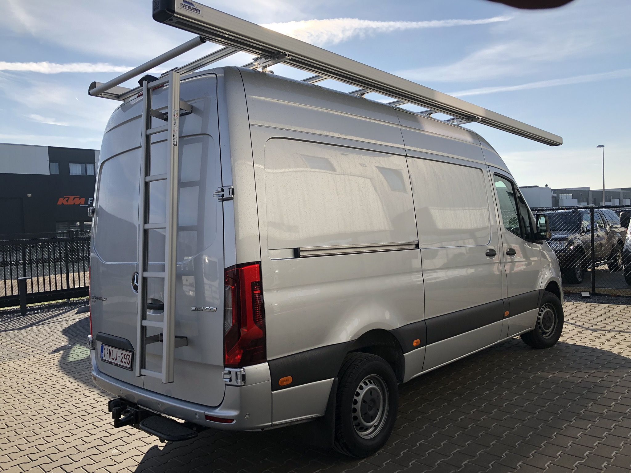 Dakdragers Glasdragers M Tube Bedrijfswagen Mobirack 18