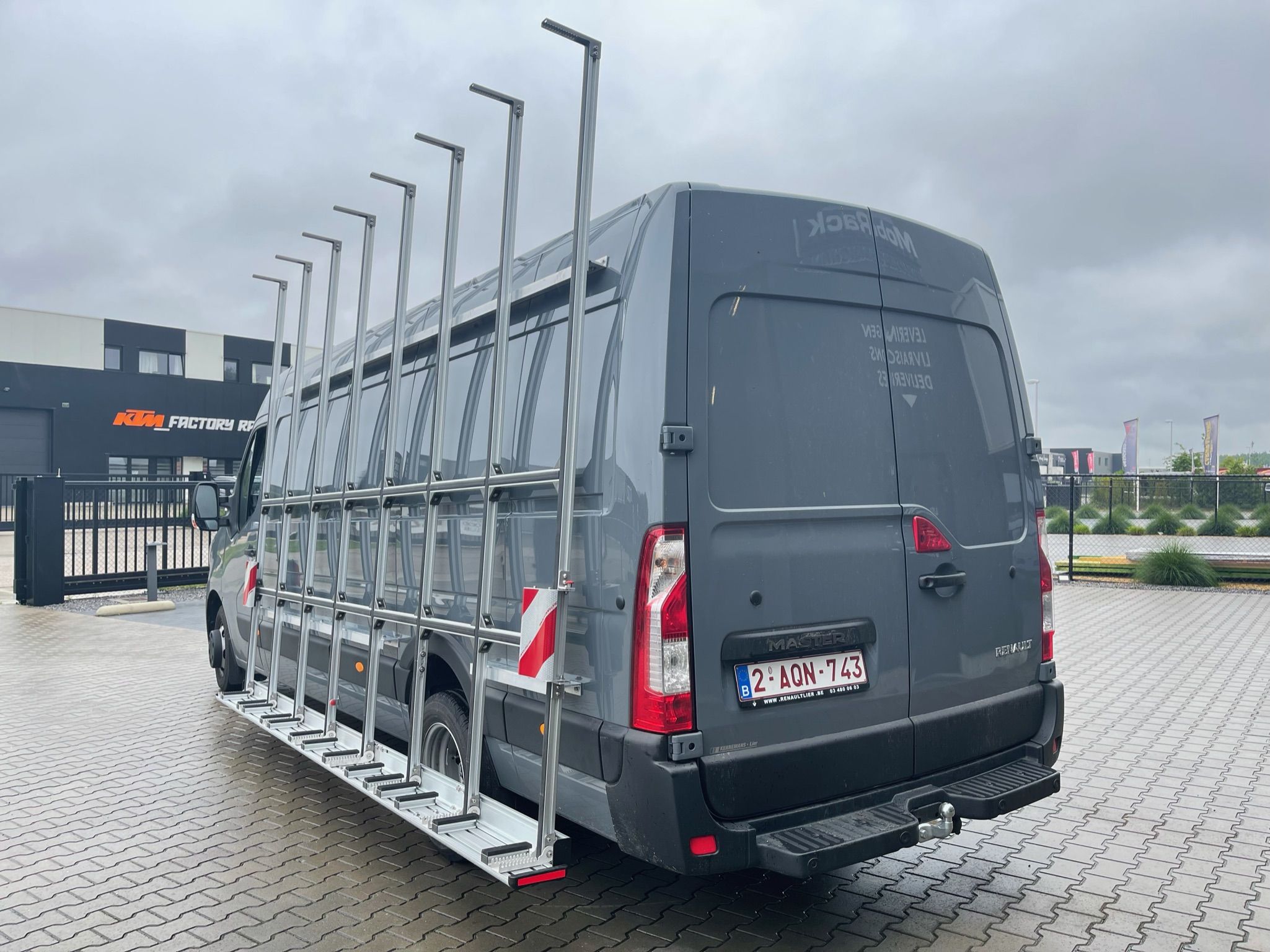 Dakdragers Glasdragers M Tube Bedrijfswagen Mobirack 50