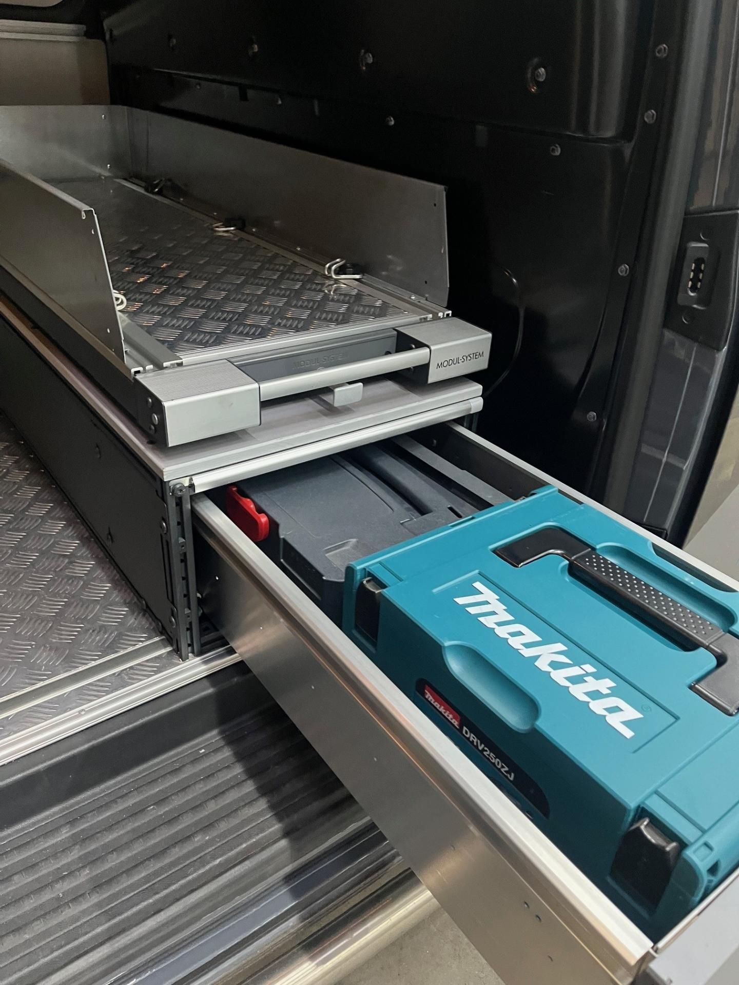 Gereedschapsschuiflade Makita Bedrijfswagen