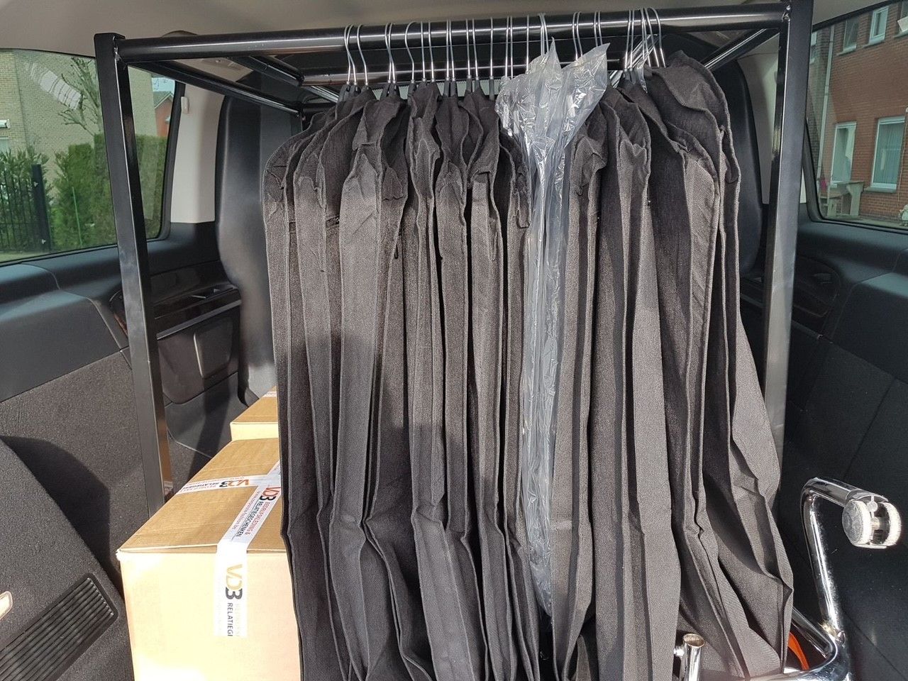 Hangend Textiel Bedrijfswagen Mobirack 08