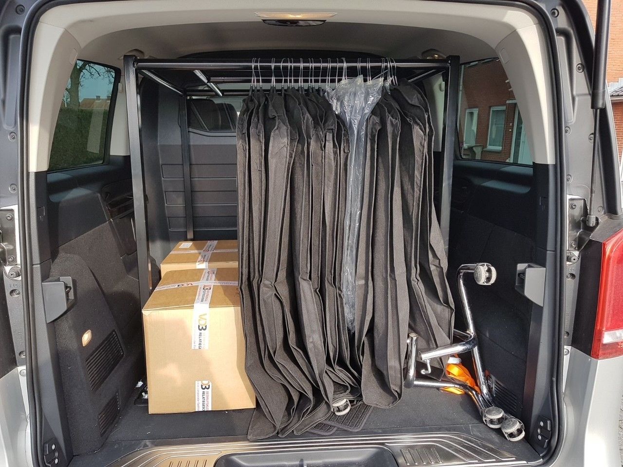 Hangend Textiel Bedrijfswagen Mobirack 10